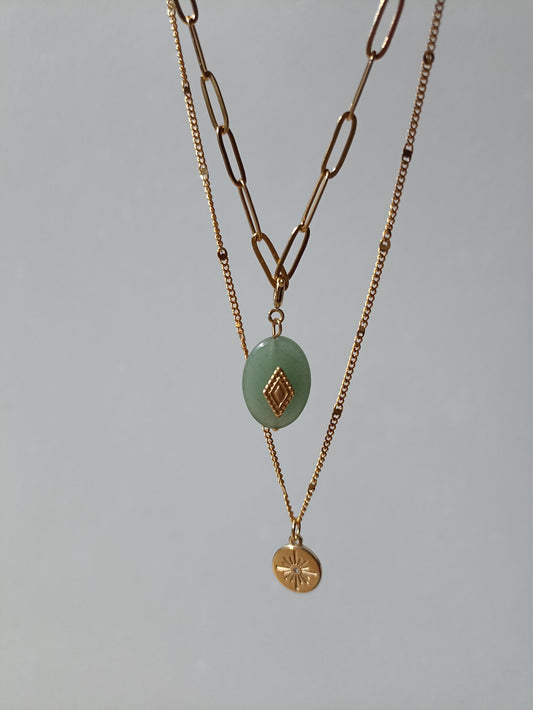 Ambre - Collier multi-rangs